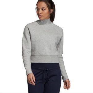 adidas ‘Team Adidas’ Crop Logo Sweatshirt